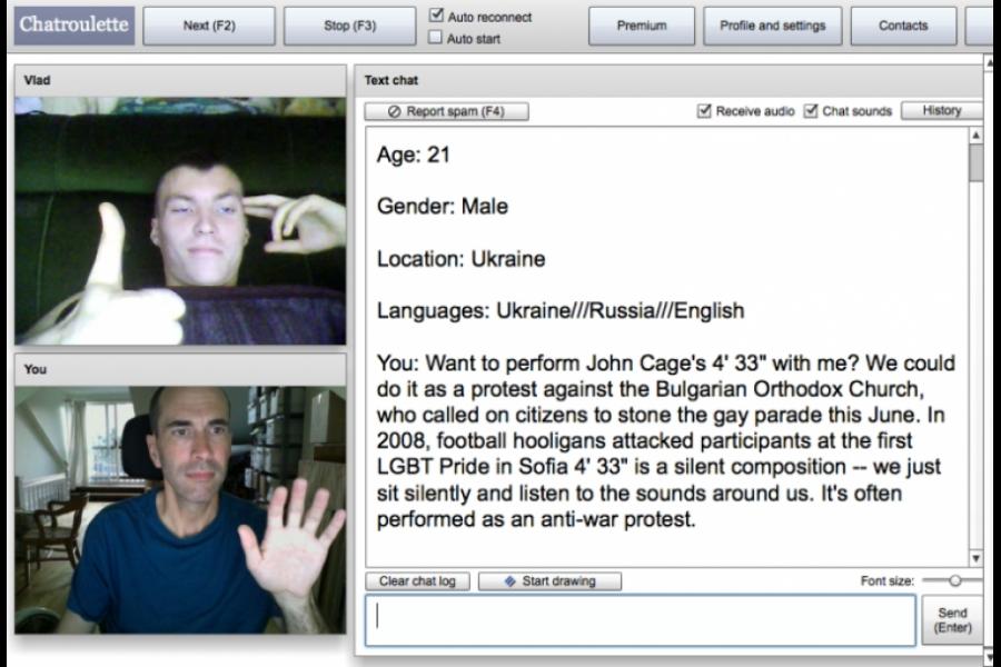 gay chat roulette page